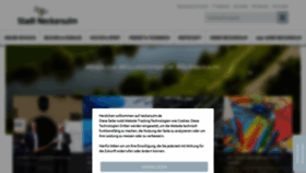 What Neckarsulm.de website looked like in 2021 (2 years ago)