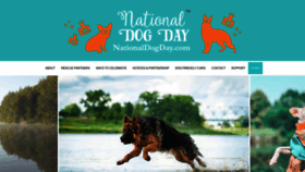 What Nationaldogday.com website looked like in 2021 (2 years ago)