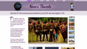 What Novatravels.net website looked like in 2021 (3 years ago)