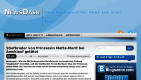 What Newsdash.de website looked like in 2011 (13 years ago)