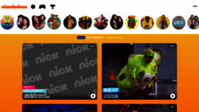 What Nickelodeon.se website looked like in 2021 (2 years ago)