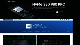 What Nordichardware.se website looked like in 2021 (2 years ago)
