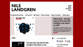 What Nilslandgren.com website looked like in 2021 (2 years ago)