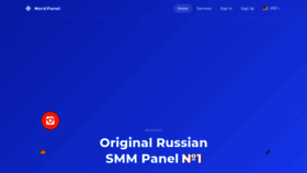 What Nordpanel.ru website looked like in 2021 (4 years ago)