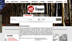 What Nw-trauer.de website looked like in 2021 (2 years ago)
