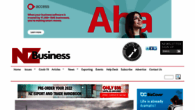 What Nzbusiness.co.nz website looked like in 2021 (2 years ago)
