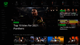 What Nrl.com.au website looked like in 2021 (2 years ago)