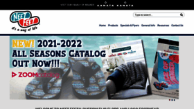 What Neetfeet.com website looked like in 2021 (2 years ago)