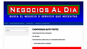 What Negociosaldia.com website looked like in 2021 (2 years ago)