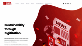 What Newsreach.in website looked like in 2021 (2 years ago)