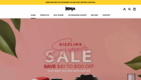 What Ninjakitchen.com.au website looked like in 2021 (2 years ago)