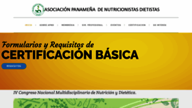 What Nutricionistaspanama.com website looked like in 2021 (2 years ago)