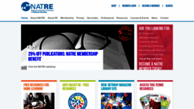 What Natre.org.uk website looked like in 2021 (2 years ago)