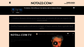 What Nota22.com website looked like in 2021 (2 years ago)