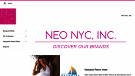 What Neonyc.net website looked like in 2021 (2 years ago)