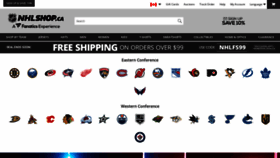 What Nhlshop.ca website looked like in 2021 (2 years ago)