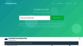What Noriskdomain.net website looked like in 2021 (2 years ago)