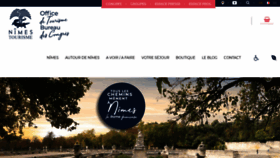 What Nimes-tourisme.com website looked like in 2021 (2 years ago)