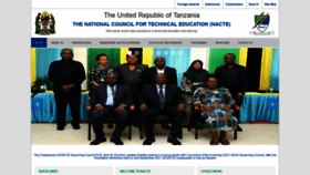 What Nacte.go.tz website looked like in 2021 (3 years ago)