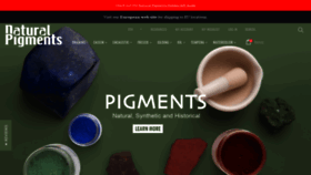 What Naturalpigments.com website looked like in 2021 (2 years ago)