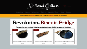 What Nationalguitars.com website looked like in 2021 (2 years ago)