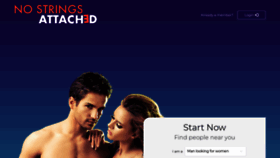 What No-strings-attached.com website looked like in 2021 (2 years ago)