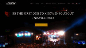 What Nisville.com website looked like in 2021 (2 years ago)