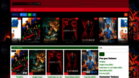 What Nontonfilm.us website looked like in 2021 (2 years ago)