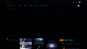 What Novelarea.com website looked like in 2021 (2 years ago)