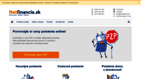 What Netfinancie.sk website looked like in 2021 (2 years ago)
