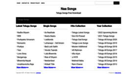 What Naasongsnew.com website looked like in 2021 (2 years ago)
