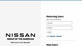 What Nissan.mercerbenefitscentral.com website looked like in 2021 (2 years ago)
