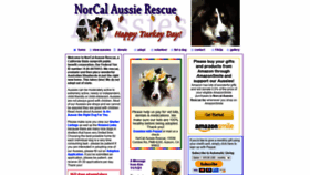 What Norcalaussierescue.com website looked like in 2021 (2 years ago)