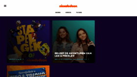 What Nickelodeon.nl website looked like in 2021 (2 years ago)