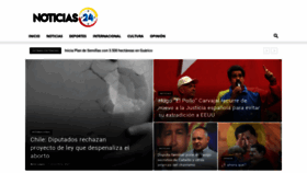 What Noticias24venezuela.net website looked like in 2021 (2 years ago)
