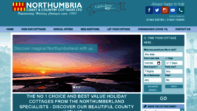 What Northumbria-cottages.co.uk website looked like in 2021 (2 years ago)