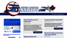 What Nhljets.com website looked like in 2021 (2 years ago)