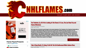 What Nhlflames.com website looked like in 2021 (2 years ago)