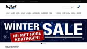 What Nijhofschoenen.nl website looked like in 2021 (2 years ago)