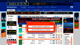 What Nowgoal.vip website looked like in 2021 (4 years ago)