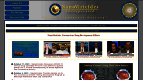 What Nanoviricides.com website looked like in 2021 (2 years ago)