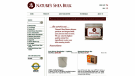 What Naturessheabulk.com website looked like in 2021 (2 years ago)