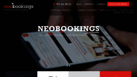 What Neobookings.com website looked like in 2021 (2 years ago)