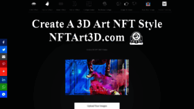 What Nftart3d.com website looked like in 2021 (2 years ago)