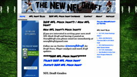 What Newnfldraft.com website looked like in 2021 (2 years ago)