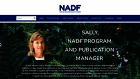 What Nadf.us website looked like in 2021 (2 years ago)