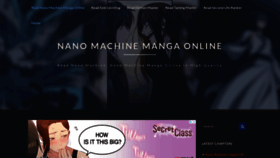 What Nano-machine.online website looked like in 2021 (2 years ago)