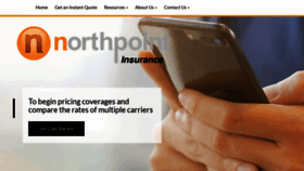 What Northpoint-insurance.com website looked like in 2021 (2 years ago)