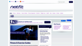 What Netfit.co.uk website looked like in 2021 (2 years ago)