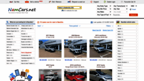 What Namcars.net website looked like in 2021 (2 years ago)